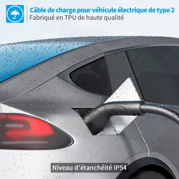 Rosaking Cable Recharge Voiture Electrique 11kW – Image 5