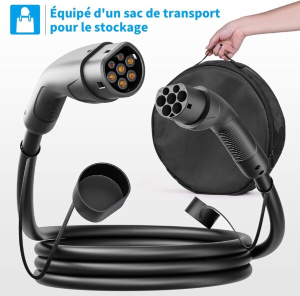 Rosaking Cable Recharge Voiture Electrique 11kW – Image 6