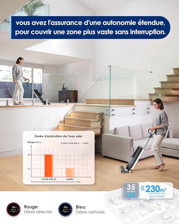 Tineco Aspirateur Eau et Poussière sans Fil Floor One S5 – Image 5